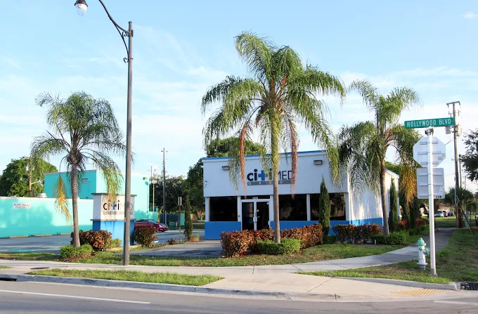 Citimed. Exterior view of a medical center specializing in personal injury evaluations.